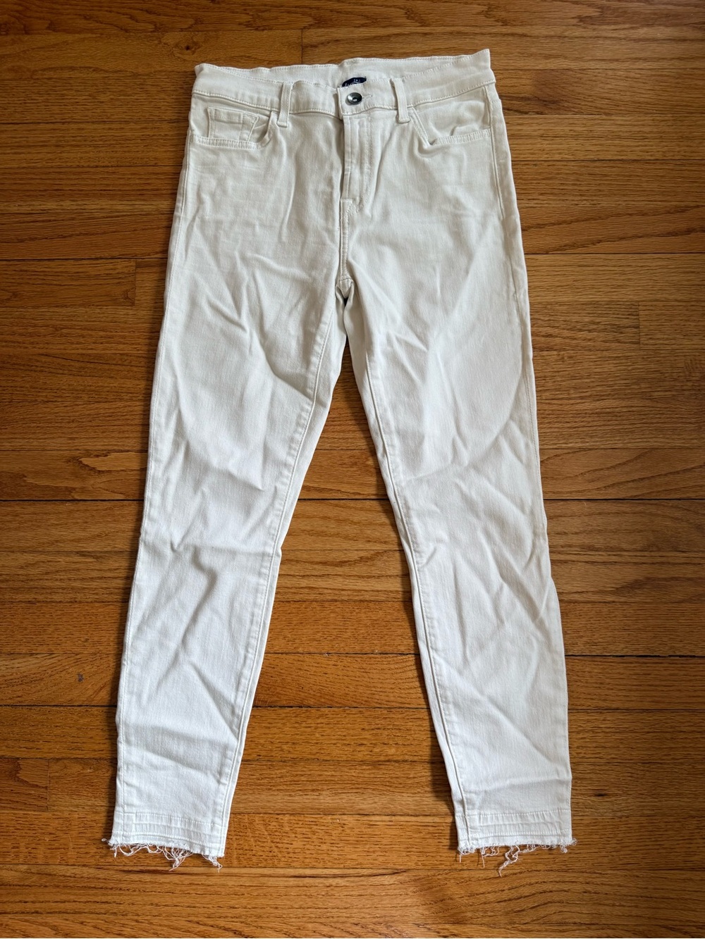 Splendid Off White High-Rise Skinny Jeans